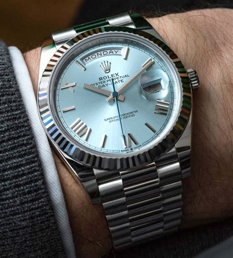 rolex day date platinum 2021|rolex watch prices 2021.